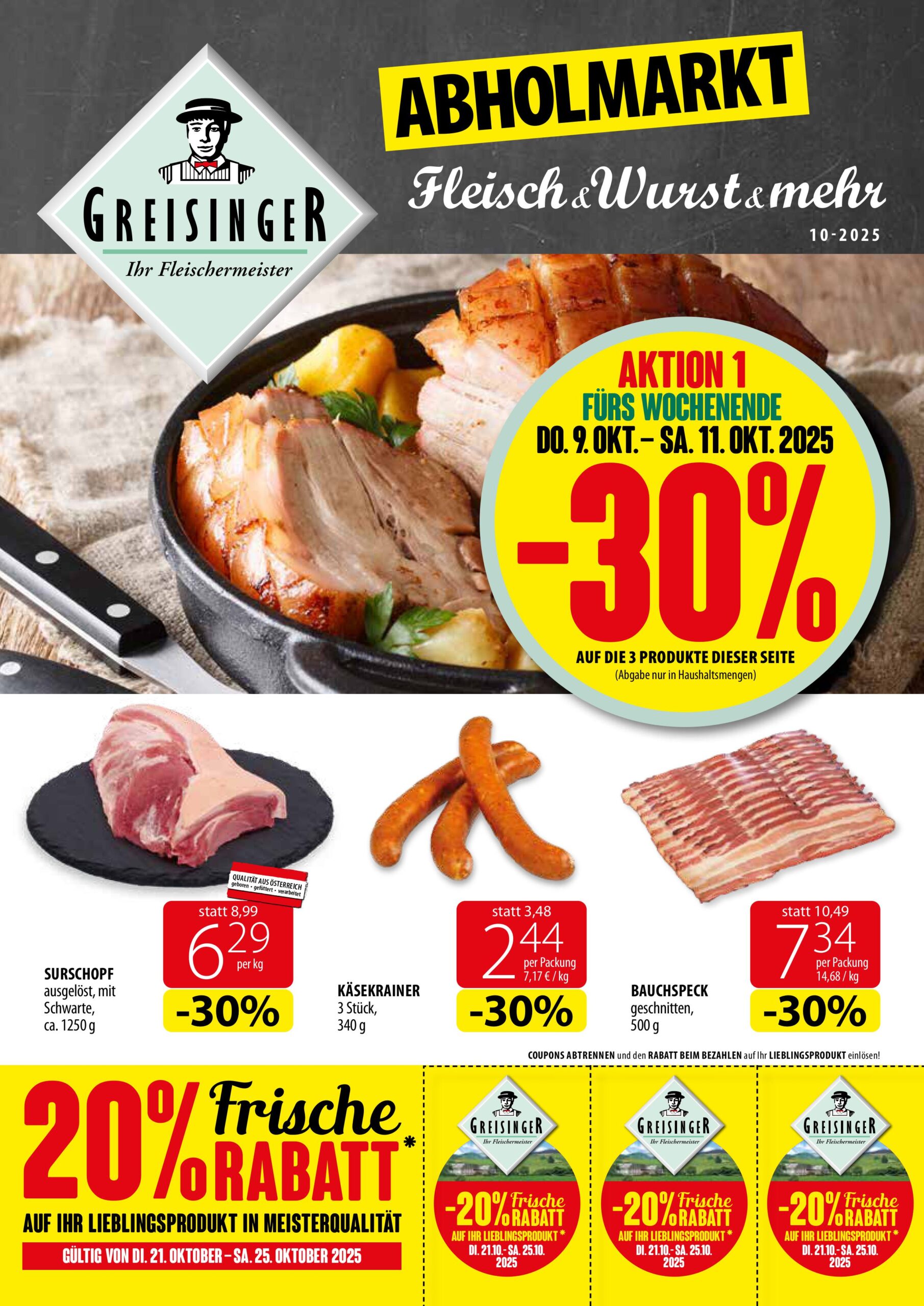 Aktionen Flyer