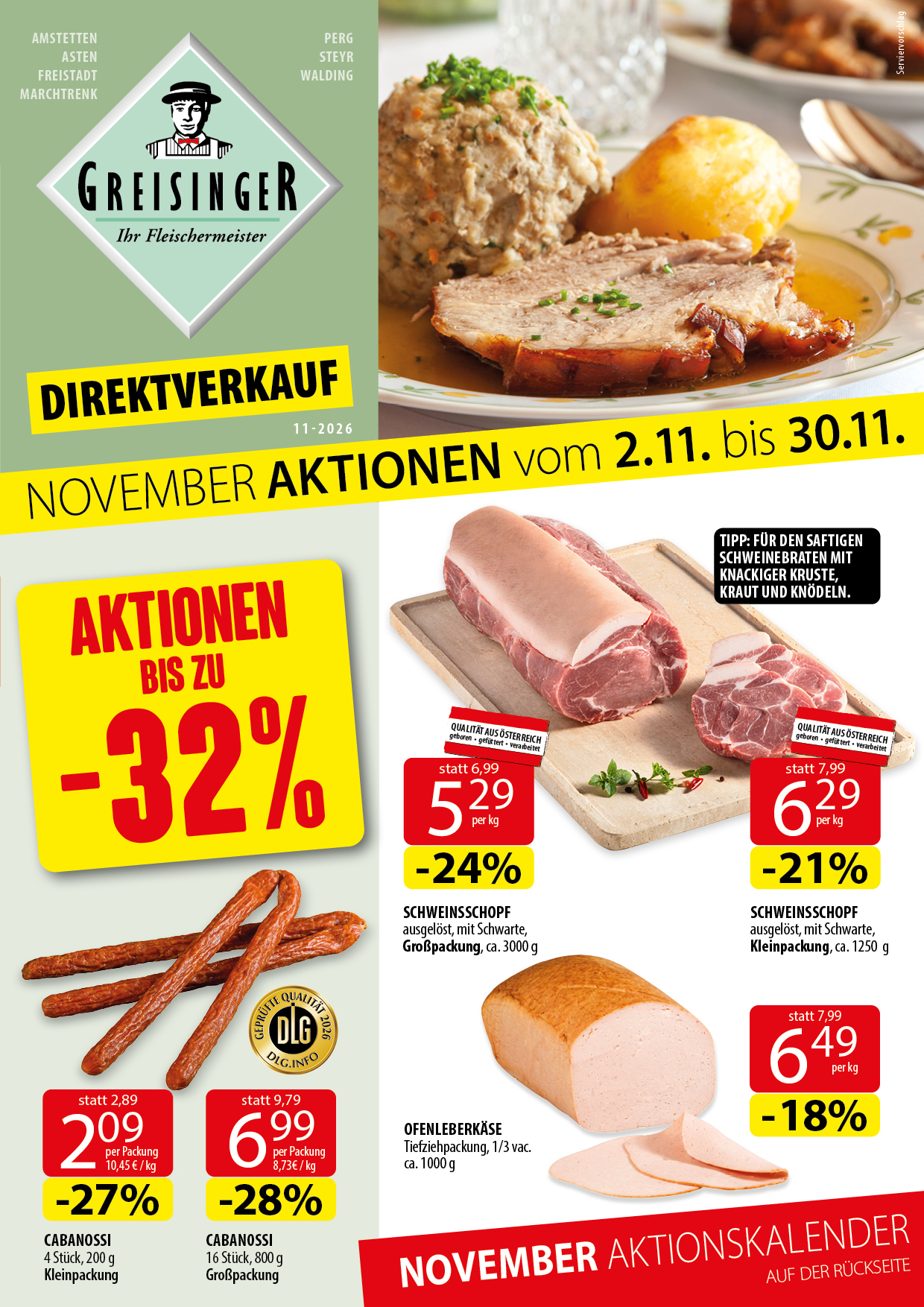 Aktionen Flyer