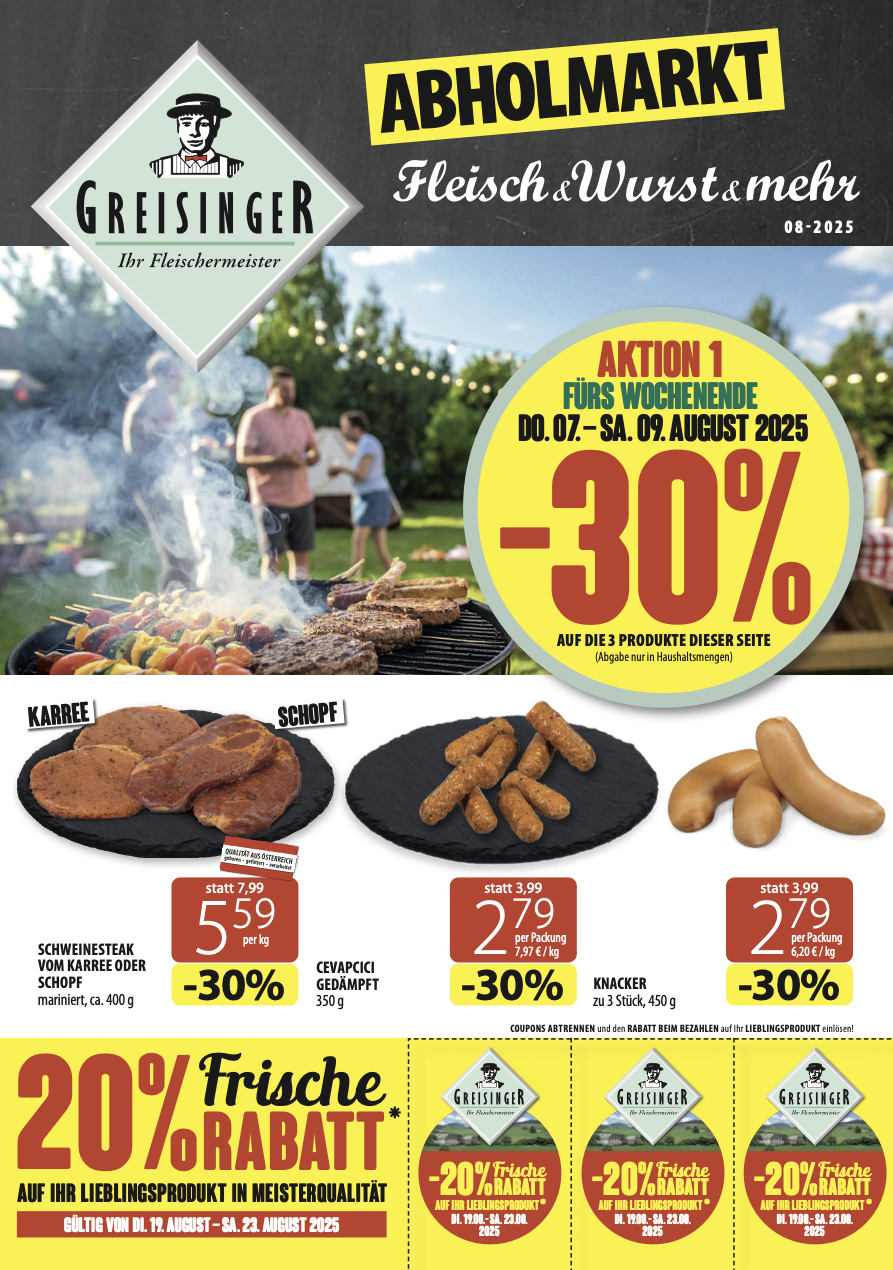 Aktionen Flyer