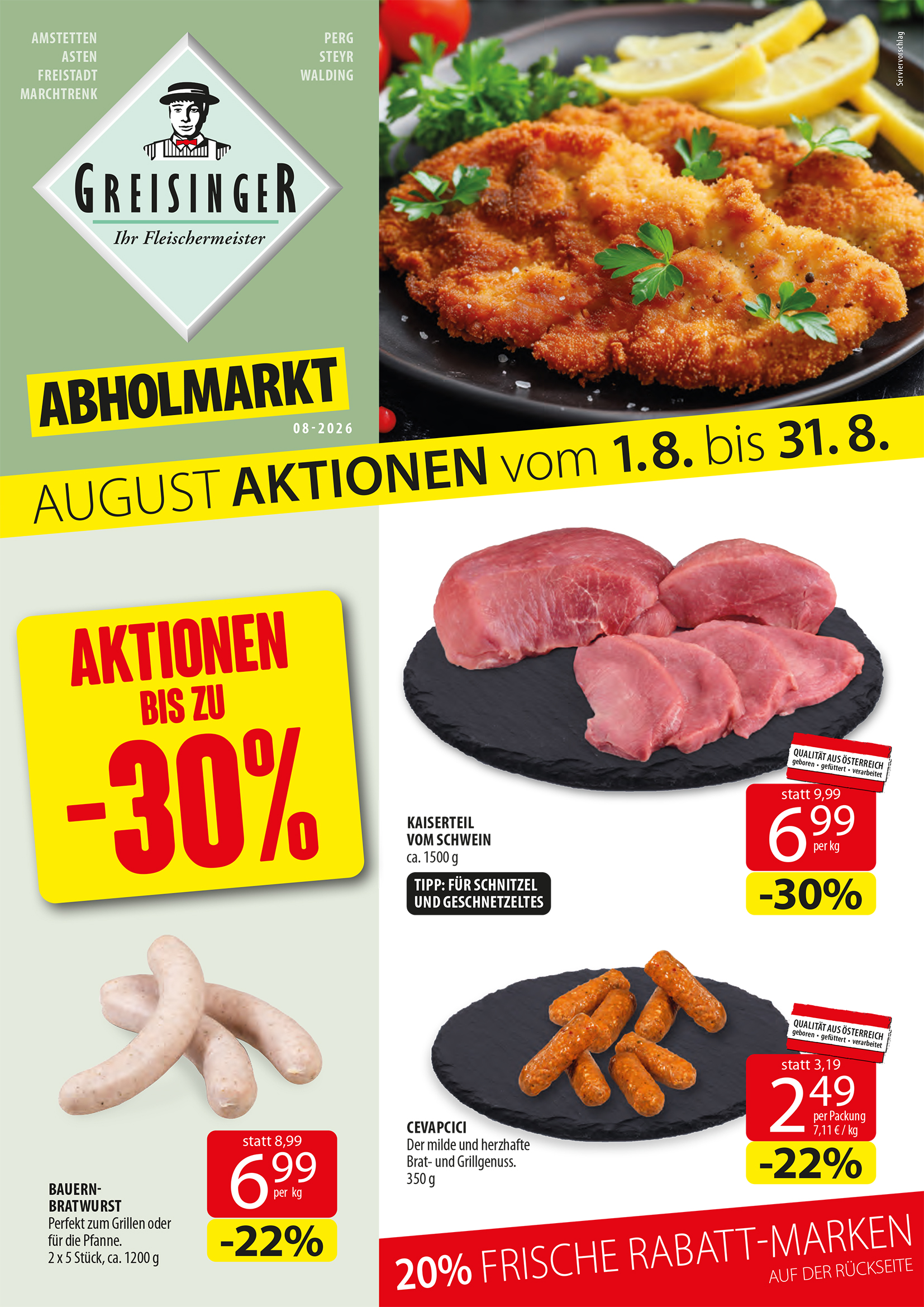 Aktionen Flyer