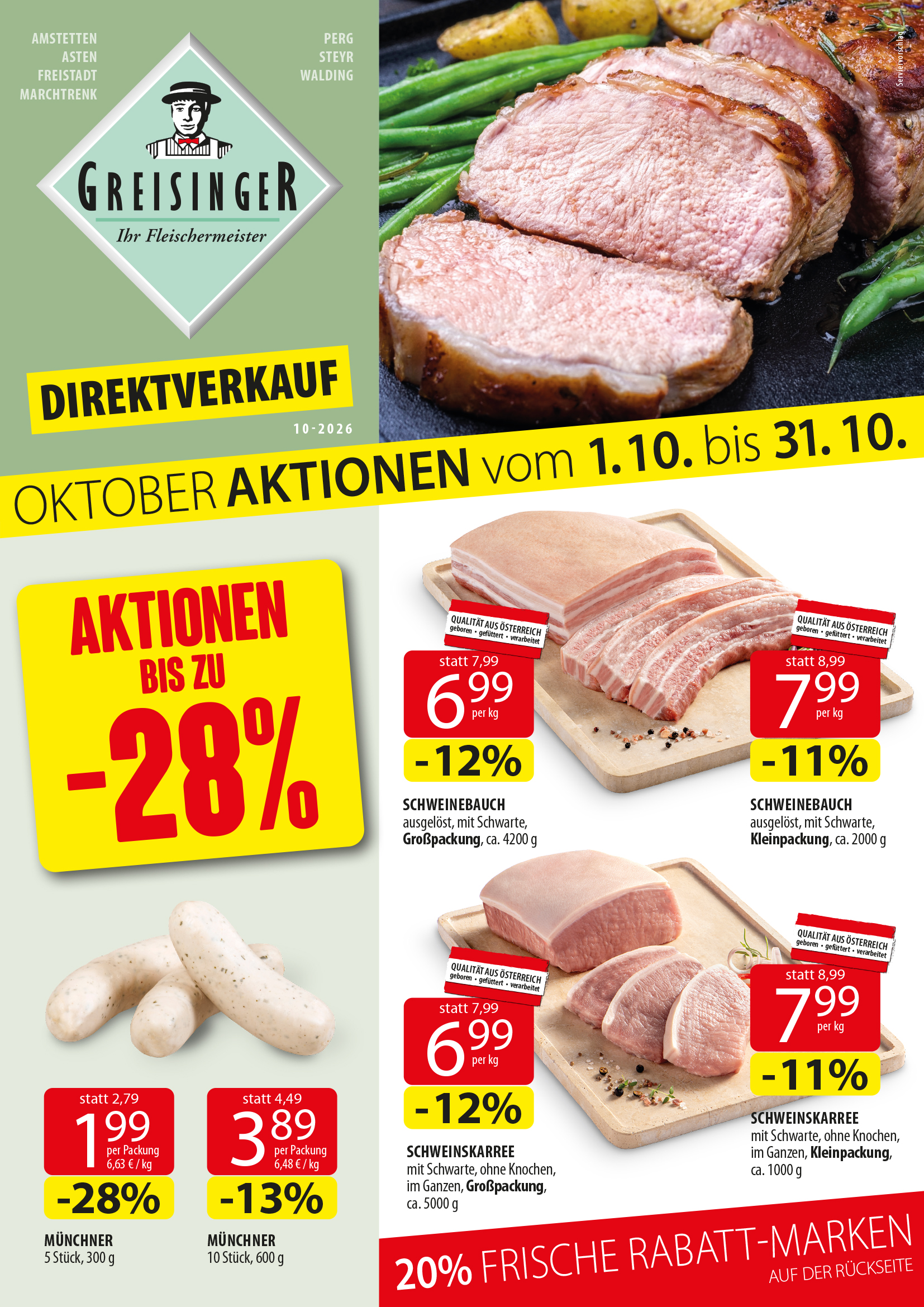 Aktionen Flyer